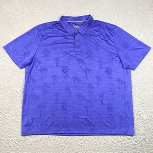 Tommy Bahama Men's Size 3XL Island Zone Performance Stretch Golf Polo Shirt Palm